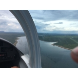 aula de voo para piloto de recreio
